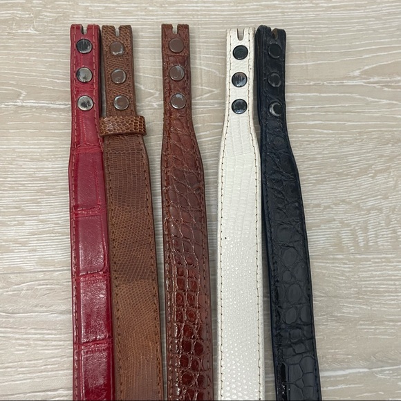 5 Barry Kieselstein-Cord Belt Straps Multi Colors - Picture 2 of 10